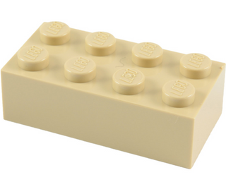 Brick 2x4, Part# 3001 Part LEGO® Tan  