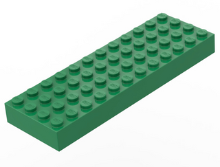 Brick 4x12, Part# 4202 Part LEGO® Green  
