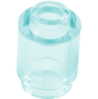 Brick Round 1x1 (Open Stud), Part# 3062 Part LEGO® Trans-Light Blue 1 Part