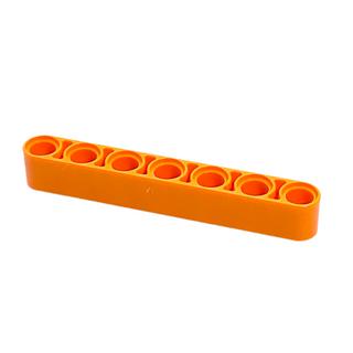 Technic, Liftarm Thick 1x7, Part# 32524 Part LEGO® Orange 1 Part