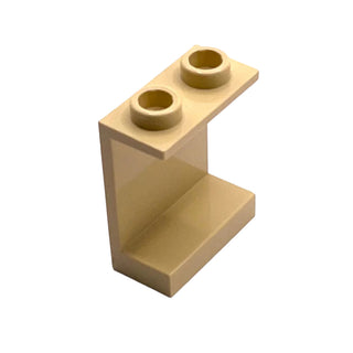 Panel 1 x 2 x 2 - Hollow Studs, Part# 4864b Part LEGO® Tan