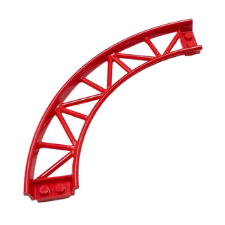 Roller Coaster Curve, 90 Degrees, Part# 25061 Part LEGO® Red