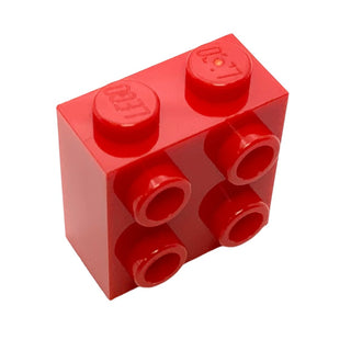 Brick, Modified 1x2x1 2/3 with Studs on Side, Part# 22885 Part LEGO® Red