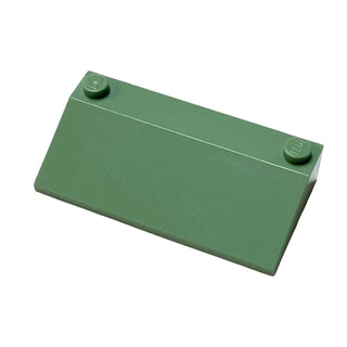 Slope 33 3 x 6 with Inner Walls, Part# 3939 Part LEGO® Sand Green