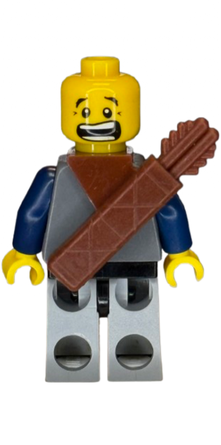 Fantasy Era - Crown Knight Scale Mail with Chest Strap, Helmet with Neck Protector, Dual Sided Head, cas385 Minifigure LEGO®