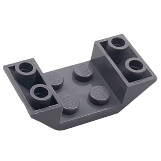 Slope, Inverted 45 4x2 Double with 2x2 Cutout, Part# 4871 Part LEGO® Dark Bluish Gray