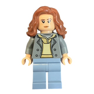 Hermione Granger - Dark Bluish Gray Jacket over Tan Hoodie, Sand Blue Legs, hp530 Minifigure LEGO®