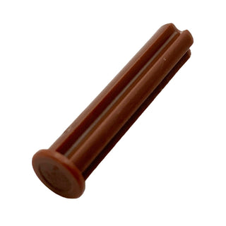 Technic Axle 3L with Stop, Part# 24316 Part LEGO® Reddish Brown