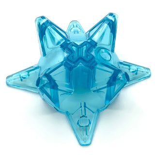 Hero Factory Weapon, Spiked Ball Half with Axle Hole, Part# 98578 Part LEGO® Trans-Light Blue