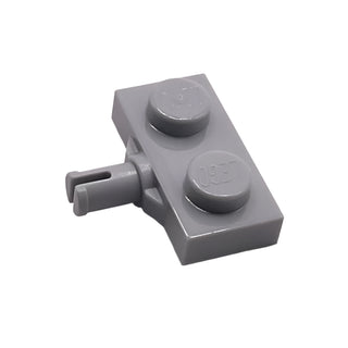 Plate, Modified 1x2 with Wheel Holder, Part# 21445 Part LEGO® Light Bluish Gray