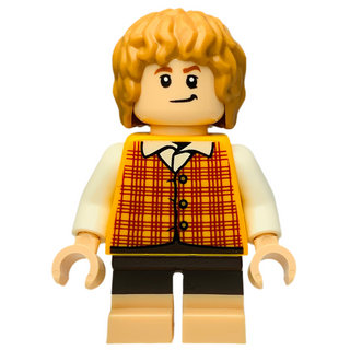 Meriadoc Brandybuck (Merry)- Bright Light Orange Vest, lor148 Minifigure LEGO® Like New With Regular Hair