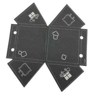 Cloth Tent, Adventurers Pattern, Part# tent Part LEGO® Black Very Good