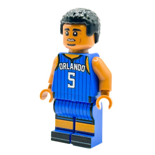 PAOLO #5 Orlando Basketball Player Minifig made using LEGO parts Custom minifigure B3 Customs