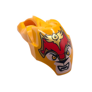 Flywheel Fairing Large Car Streamlined Shape with Laval Pattern, Part# 15094pb01 Part LEGO® Bright Light Orange Very Good