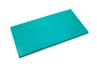 Tile 8x16 with Bottom Tubes, Textured Surface, Part# 90498 Part LEGO® Dark Turquoise 1 Part