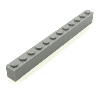 Brick 1x12, Part# 6112 Part LEGO® Light Bluish Gray 1 Part