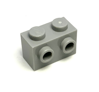 Brick, Modified 1x2 with Studs on 1 Side, Part# 11211 Part LEGO® Light Bluish Gray  