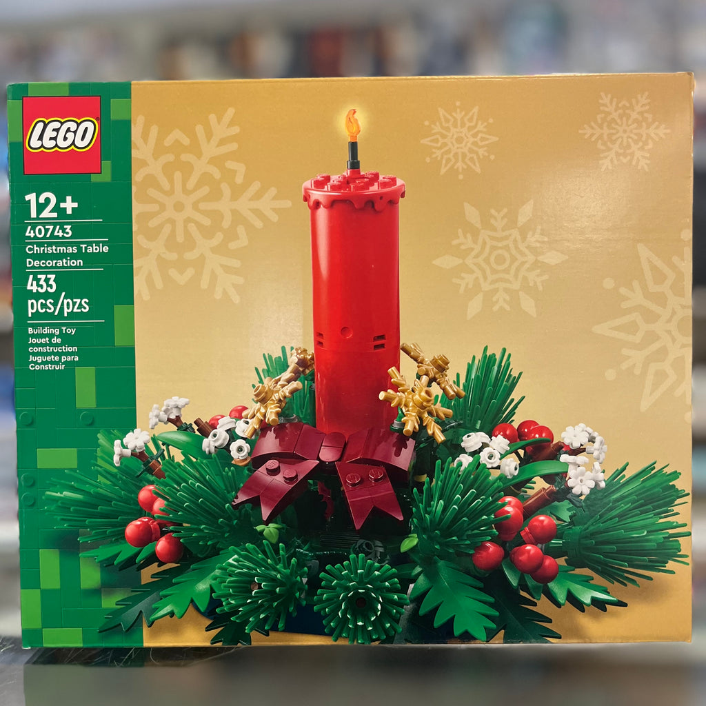 Light Kit for LEGO® Christmas Table Decoration 40743 | BMB   Festive Candle and Greenery Set Christmas table centerpiece 40743 display picture 1