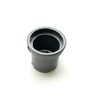 Container, Bucket 2x2x2 without Handle Holes, Part# 18742 Part LEGO® Flat Silver