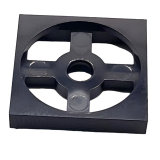 Turntable 2 x 2 Plate, Base, Part# 3680 Part LEGO® Black