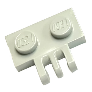 Hinge Plate 1 x 2 with 3 Fingers on Side, Part# 2452 Part LEGO® Light Gray