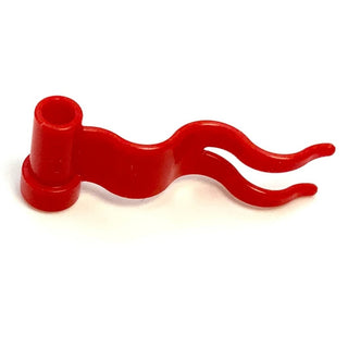 Flag 4x1 Wave Right, Part# 4495b Part LEGO® Red