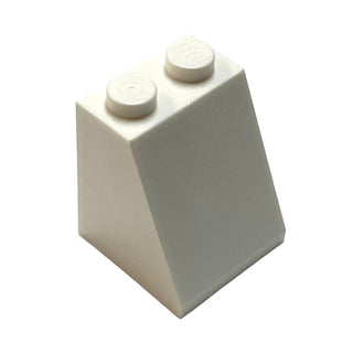 Slope 65 2x2x2 with Bottom Tube, Part# 3678b Part LEGO® White 1 Part
