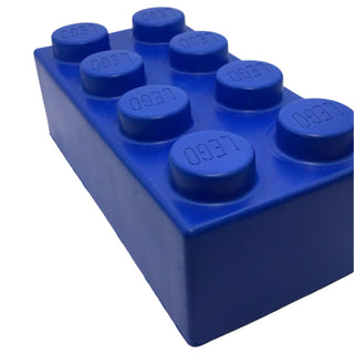 Soft Brick 2x4, Part# 29541 Part LEGO® Blue Very Good