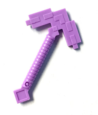 Minifigure Weapon, Minecraft Pickaxe, Part# 18789 Part LEGO® Medium Lavender (Enchanted)