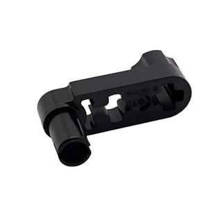 Technic, Liftarm, Modified Crank / Pin 1 x 3 (Axle Holes), Part# 33299 Part LEGO® Black