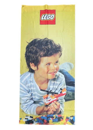 Cloth Banner - Kid Building with Classic Bricks Cloth Banner United Brick Co®