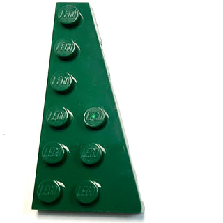 Wedge, Plate 6 x 3 Right, Part# 54383 Part LEGO® Dark Green
