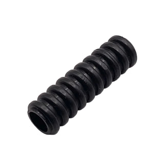 Hose, Ribbed 7mm D. 3L / 2.4 cm, Part# 78c03 Part LEGO® Black