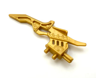 Hero Factory Weapon, Half Claw, Part# 92217 Part LEGO® Pearl Gold