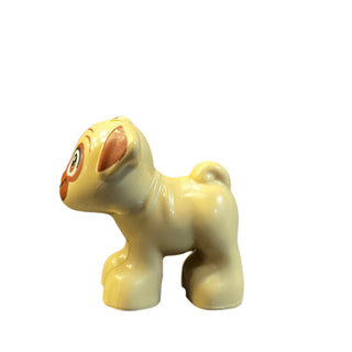 Dango- Pug with Eyes Looking Forward, 24111pb07 LEGO® Animals LEGO®