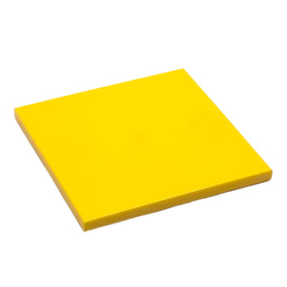 Tile 6x6 with Bottom Tubes, Part# 10202 Part LEGO® Yellow 1 Part