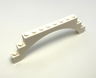 Arch 1x12x3 (Raised Arch with One Cross Support), Part# 14707 Part LEGO® White  