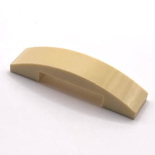 Slope, Curved 4 x 1 x 2/3 Double, Part# 93273 Part LEGO® Tan 1 Part