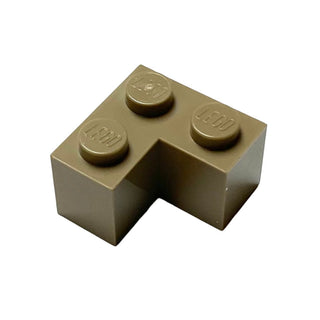 Brick 2x2 Corner, Part# 2357 Part LEGO® Dark Tan 1 Part