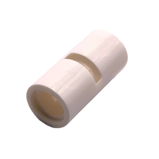 Technic, Pin Connector Round 2L with Slot (Pin Joiner Round), Part# 62462 Part LEGO® White