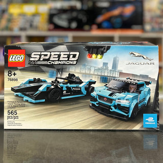 Formula E Panasonic Jaguar Racing GEN2 Car & Jaguar I-PACE eTROPHY, 76898-1 Building Kit LEGO®