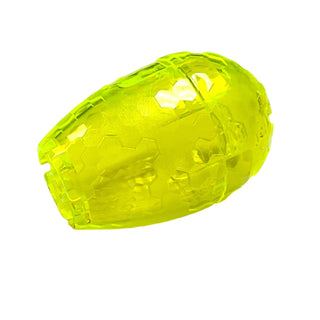 Container, Faceted 4 x 4 x 3, Alien Pod Part # 11598 & 13754 Part LEGO® Trans-Neon Green