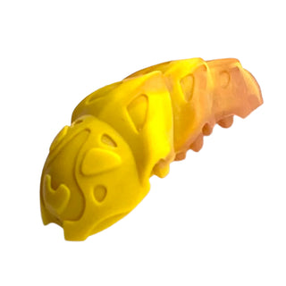 Bionicle Rahkshi Kraata Stage 6 with Marbled Pattern, Part# kraata6 Part LEGO® Yellow Head (Reddish Gold Tail)