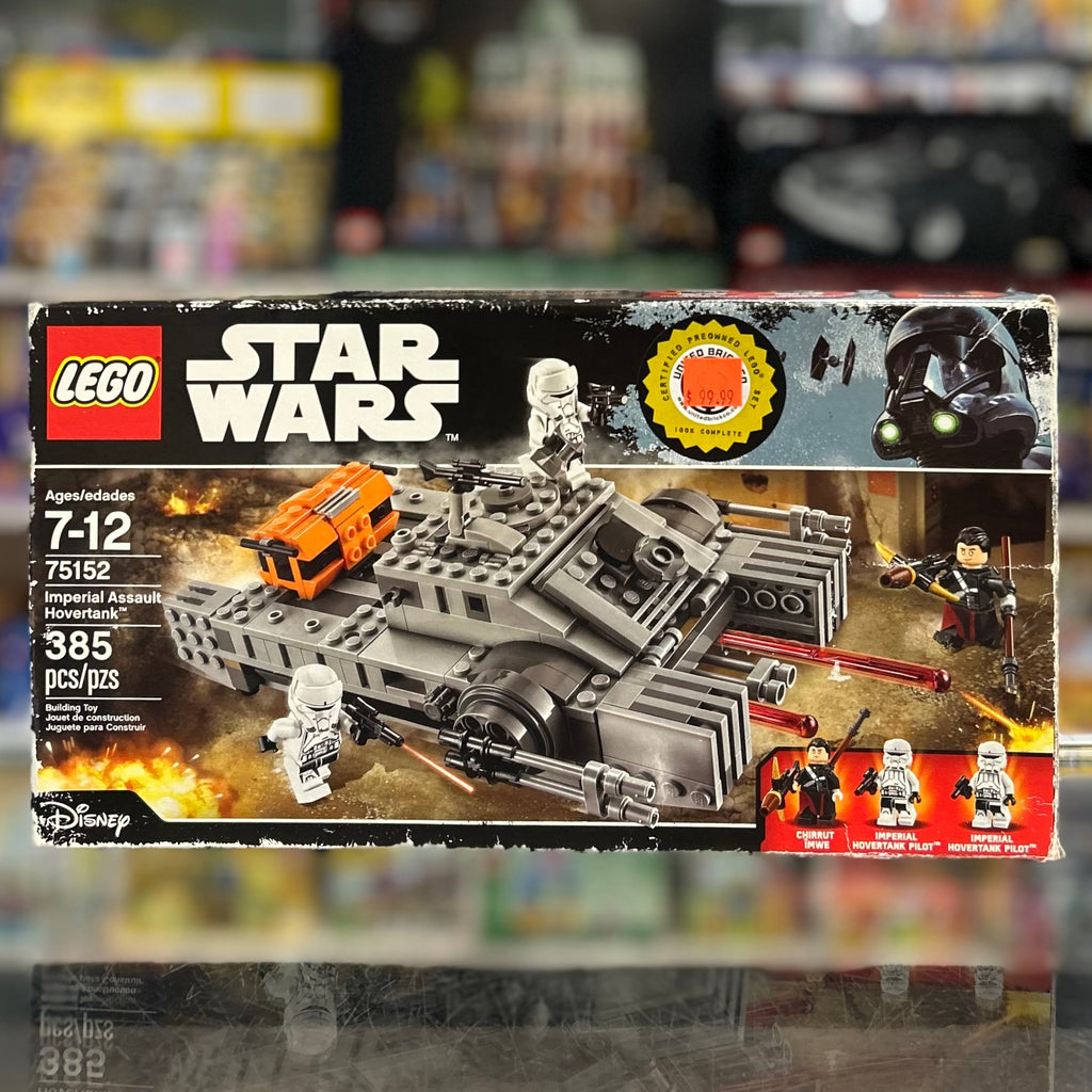LEGO Star Wars Imperial Assault Hovertank Set 75152 - Includes Chirrut Îmwe Minifigure, 489 Pieces, For Ages 8-12