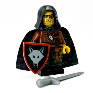 Wolfpack Leader Custom Minifig made using LEGO parts - B3 Customs Custom Minifigure B3 Customs