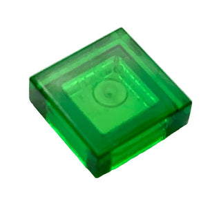 Tile 1x1, Part# 3070 Part LEGO® Trans-Green