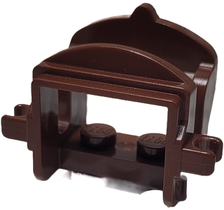 LEGO® Horse Saddle with Two Clips, 4491b Part LEGO® Reddish Brown