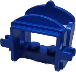 LEGO® Horse Saddle with Two Clips, 4491b Part LEGO® Blue