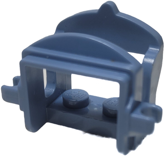 LEGO® Horse Saddle with Two Clips, 4491b Part LEGO® Sand Blue