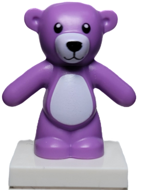 Med Lavender Teddy Bear, 98382pb007 LEGO® Animals LEGO®